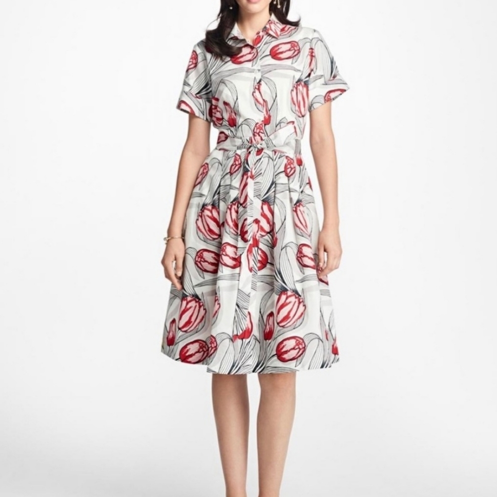 Brooks Brother Tulip Print Dress